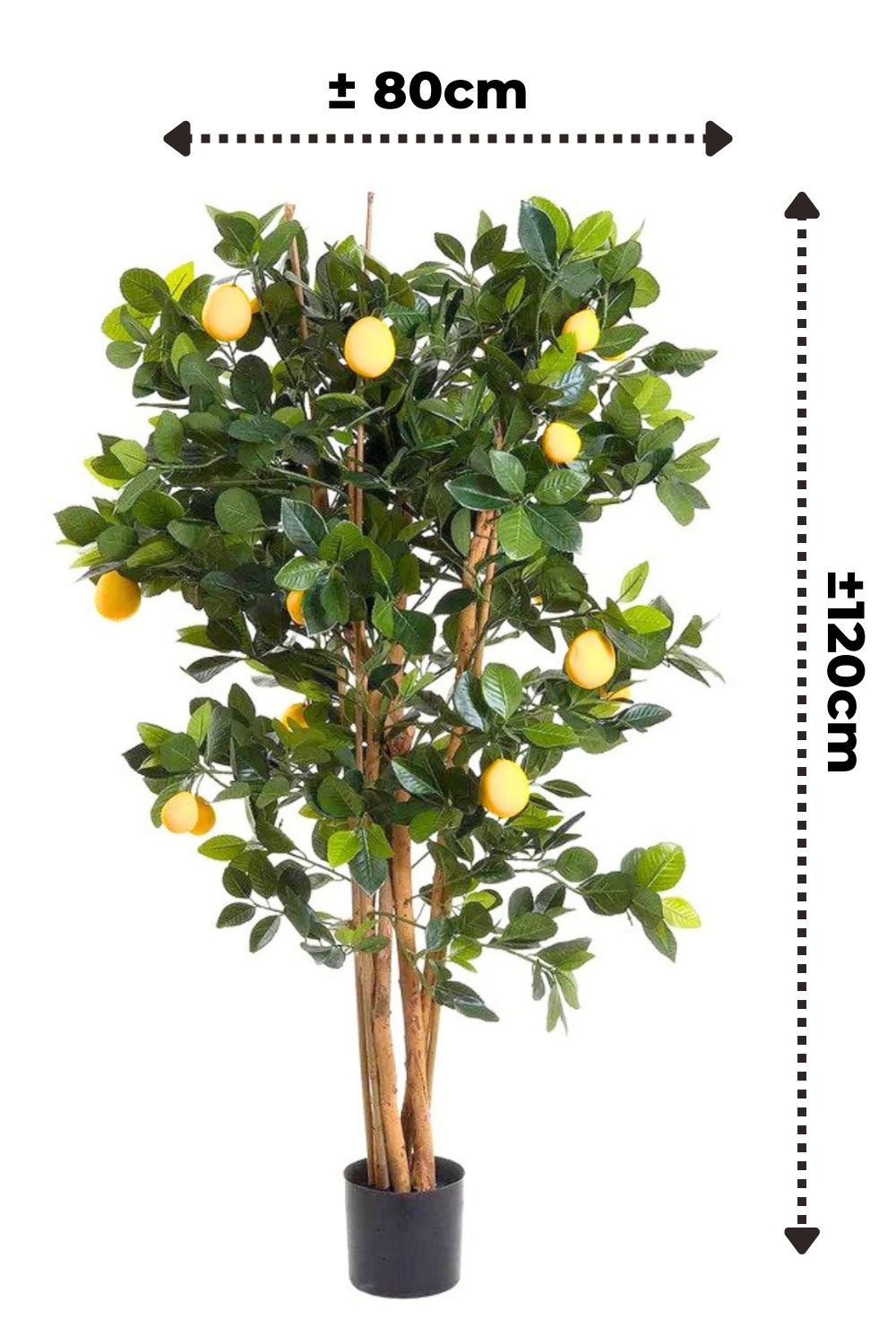 Künstlicher Zitronenbaum 120 cm