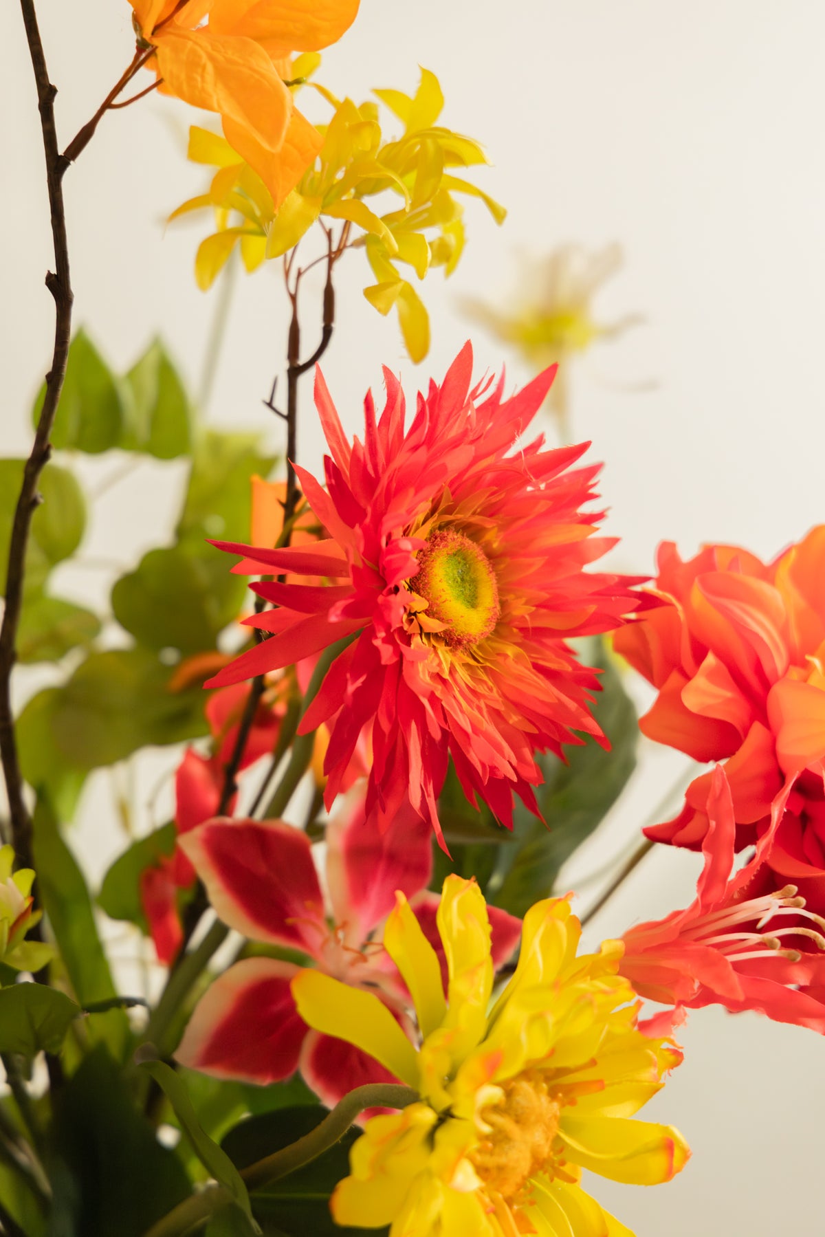 Kunstblumenstrauß Solar Symphony