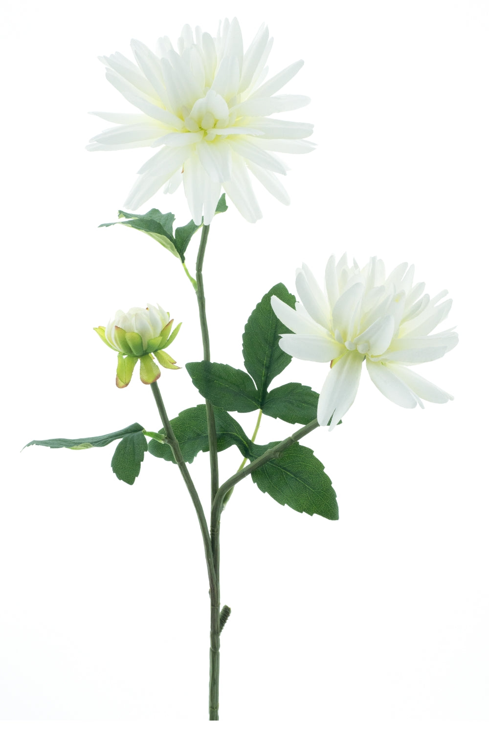 Dahlie Kunstblume Weiß 76 cm