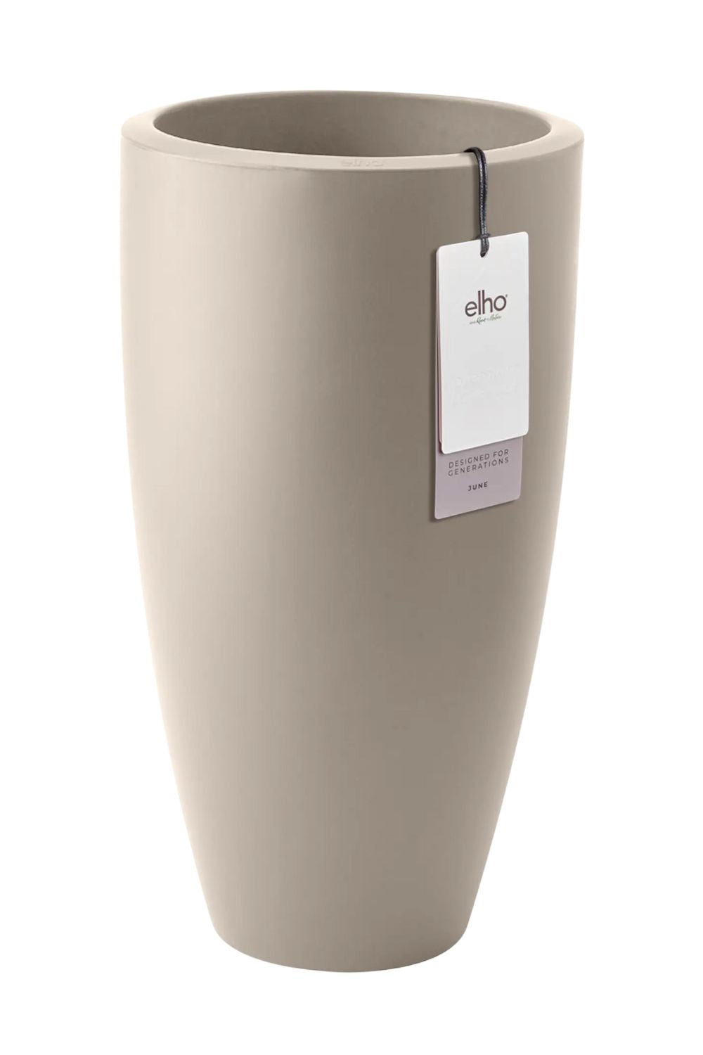 Blumentopf Elho June Round High 30 Balanced Beige