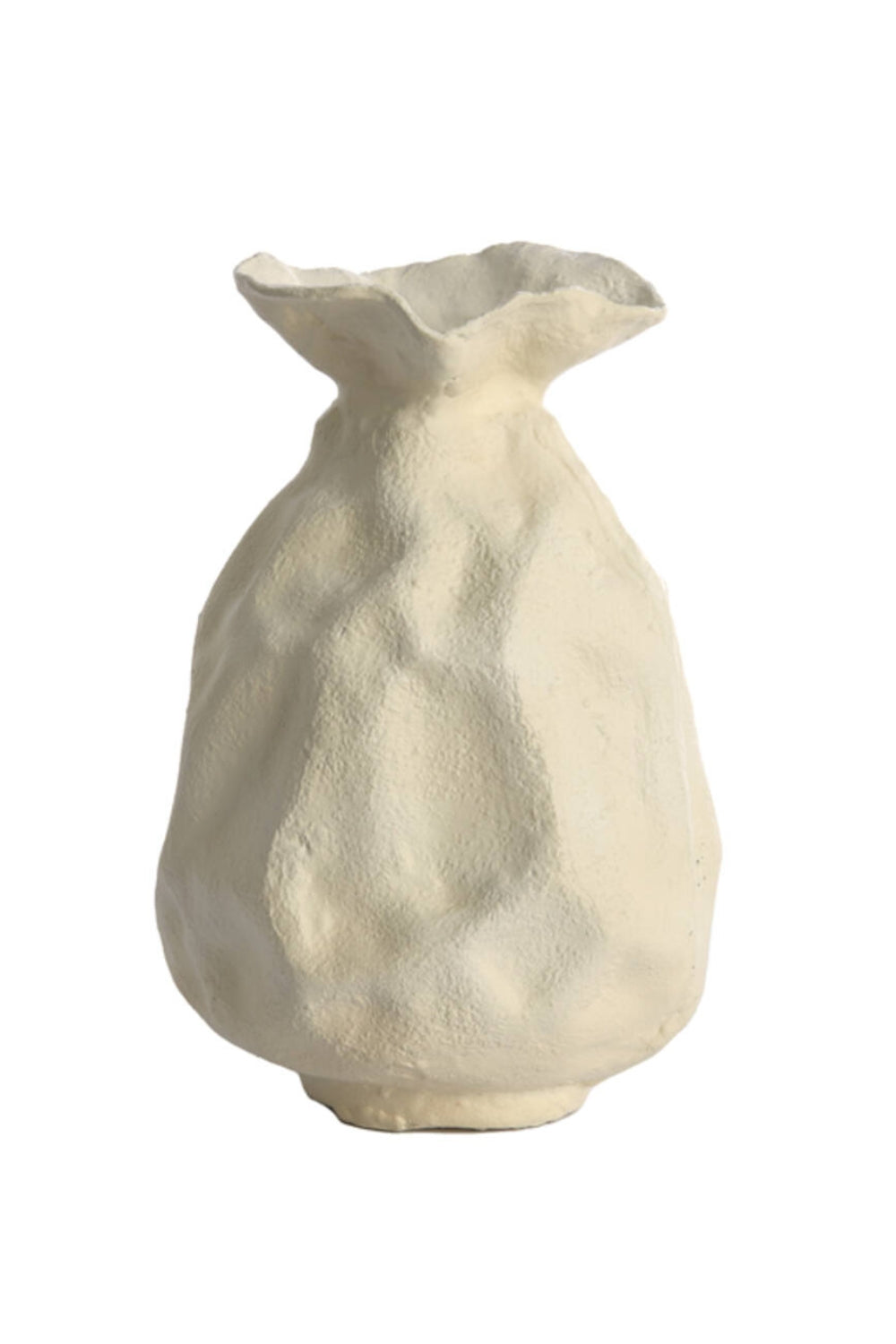 Vase Holbox 21x31 cm Keramik Creme