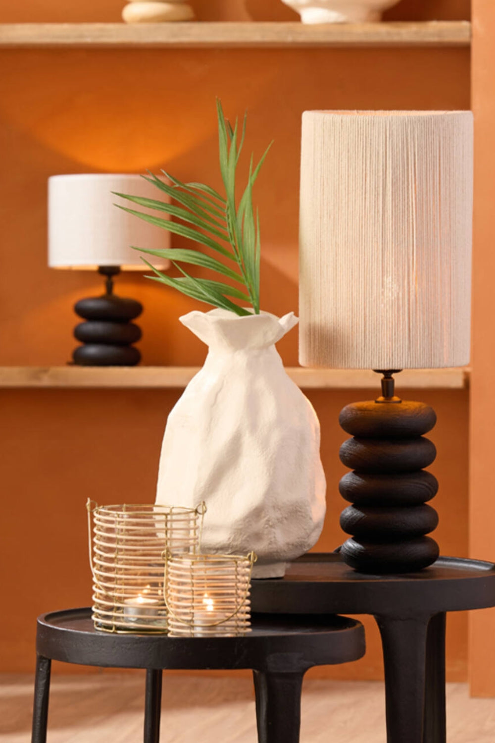 Vase Holbox 21x31 cm Keramik Creme