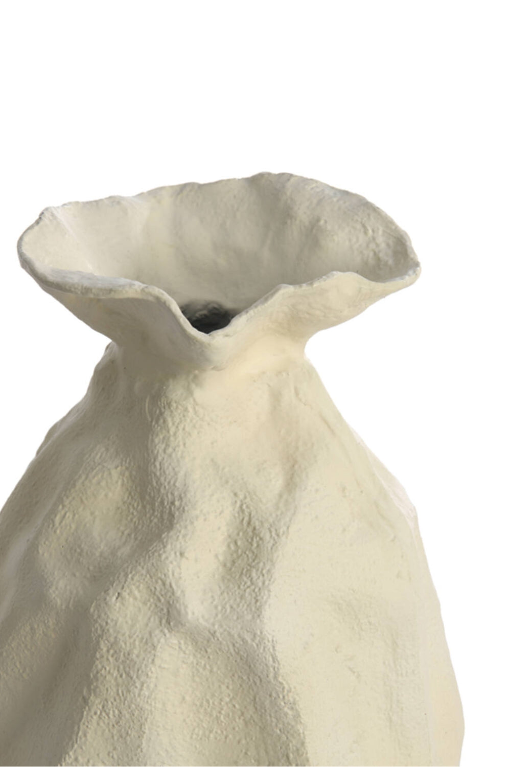 Vase Holbox 21x31 cm Keramik Creme