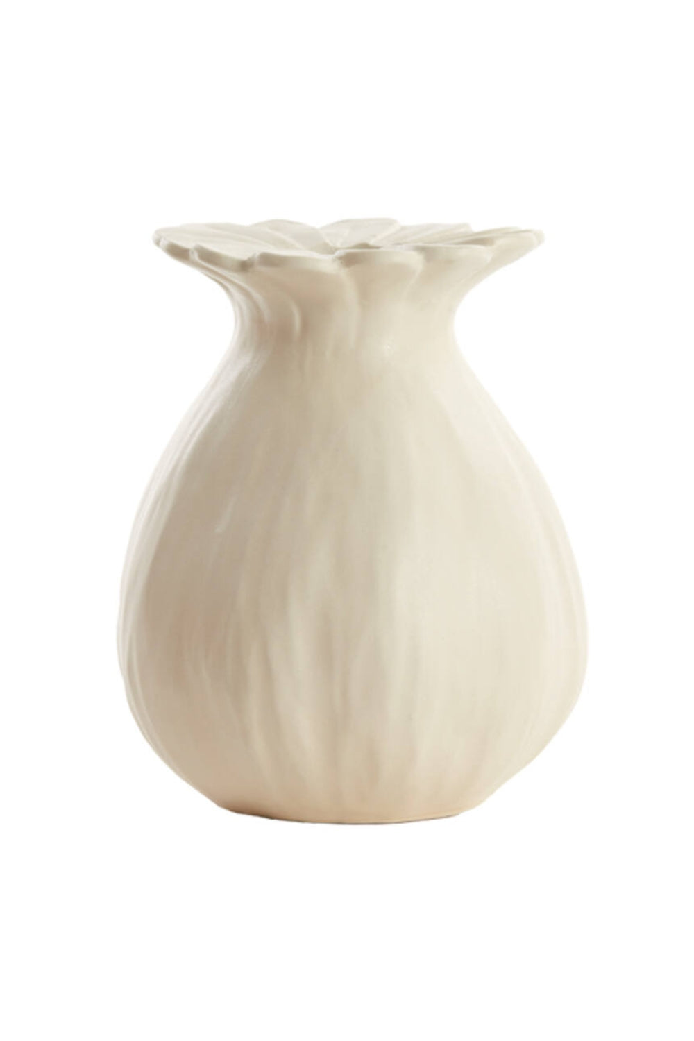 Vase Lorea 16×19cm Keramik Creme