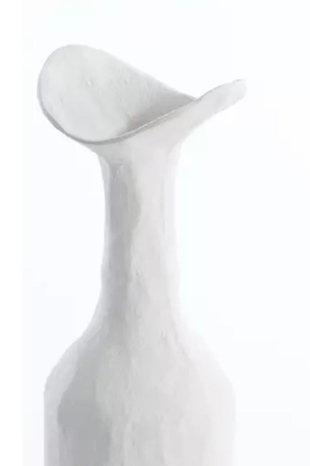 Vase Teodora 9×40cm Creme