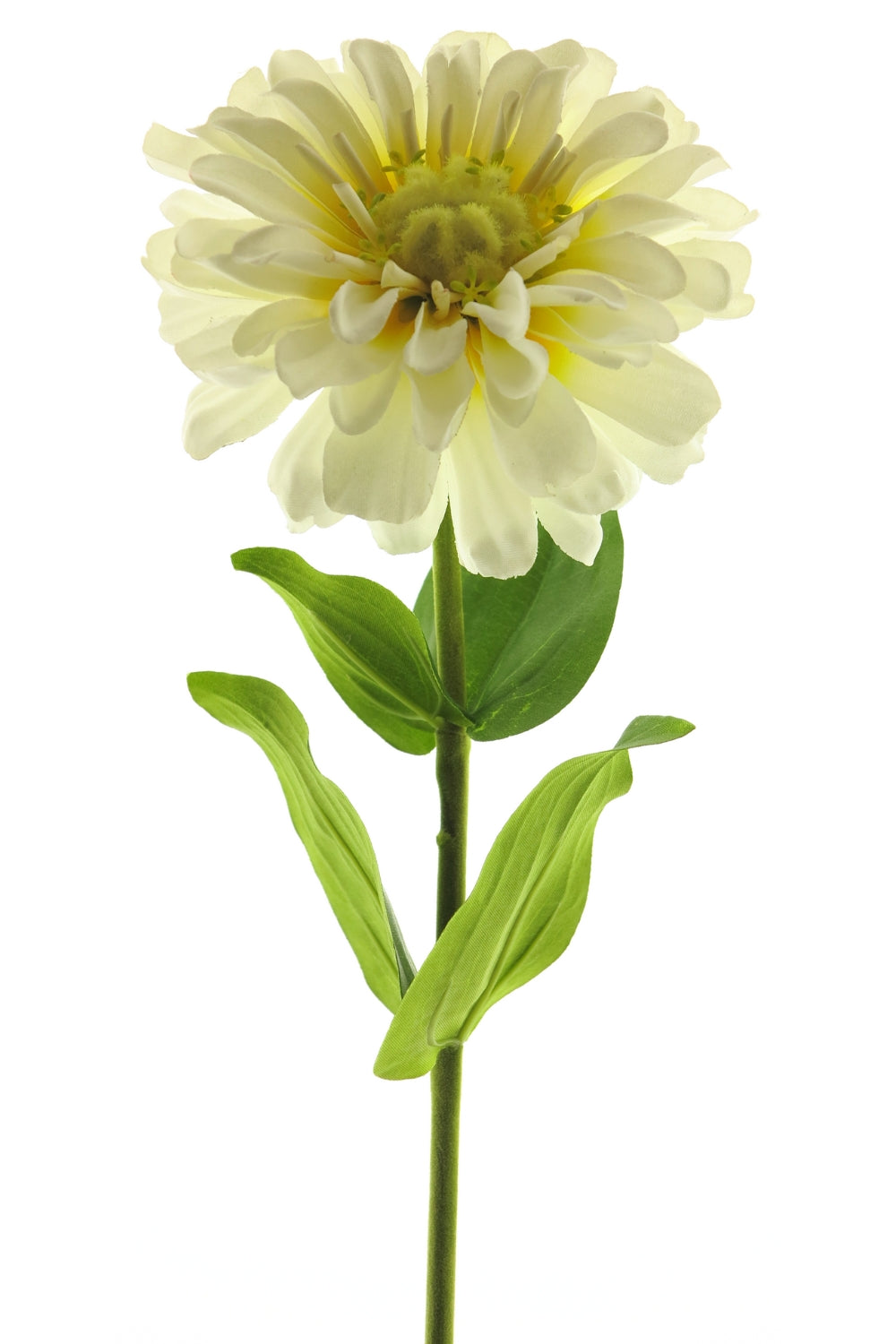 Zinnie Kunstblume 58 cm Creme
