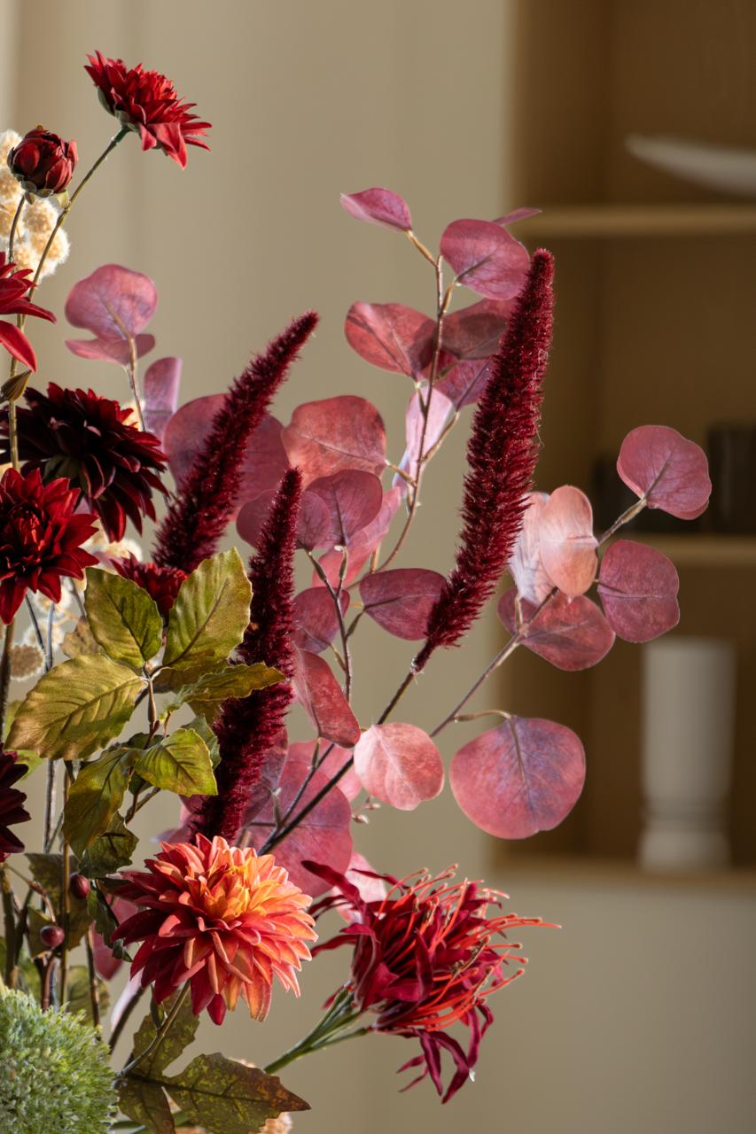 Kunstblumenstrauß Burgundy Bliss