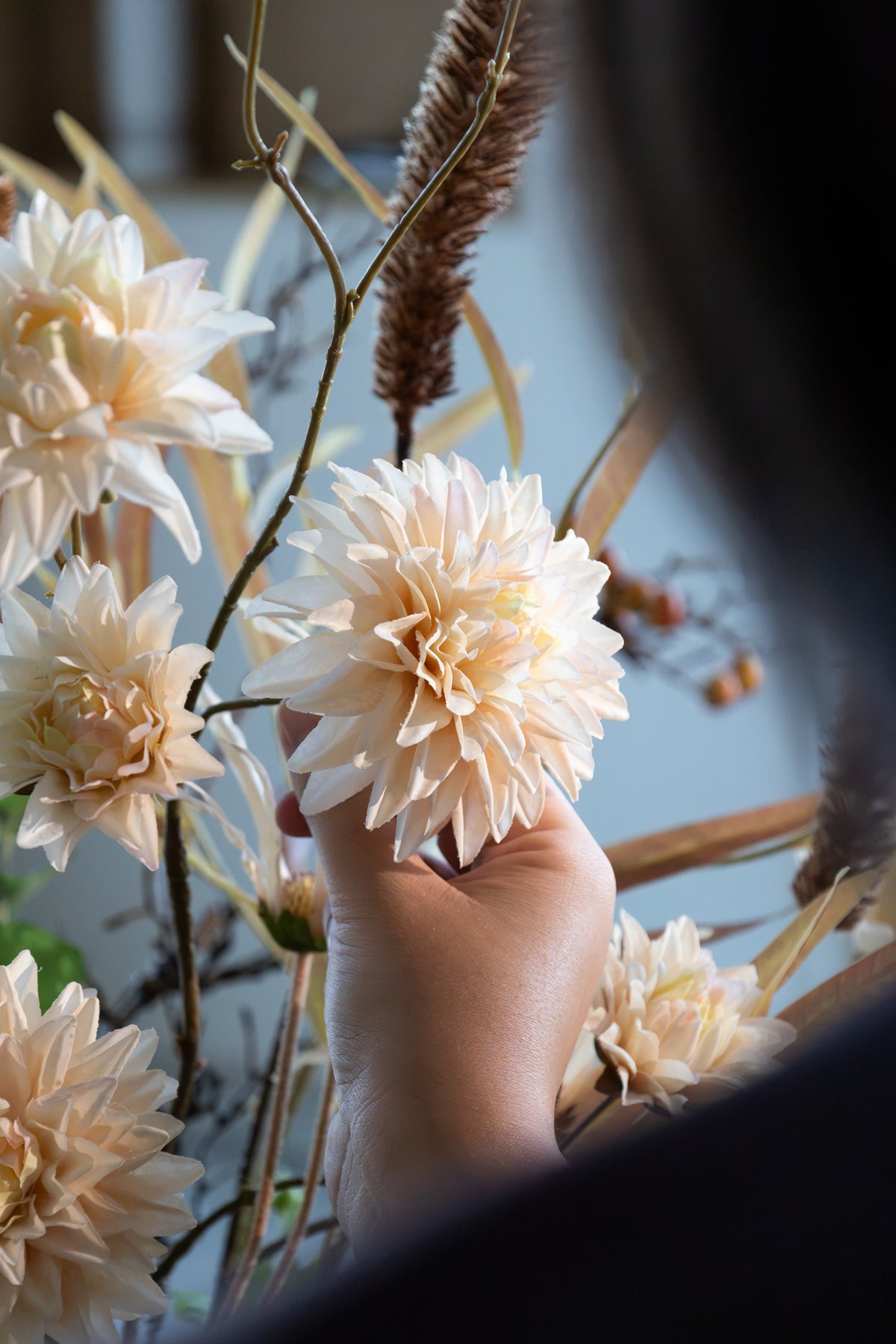 Kunstblumenstrauß Nude & Natural