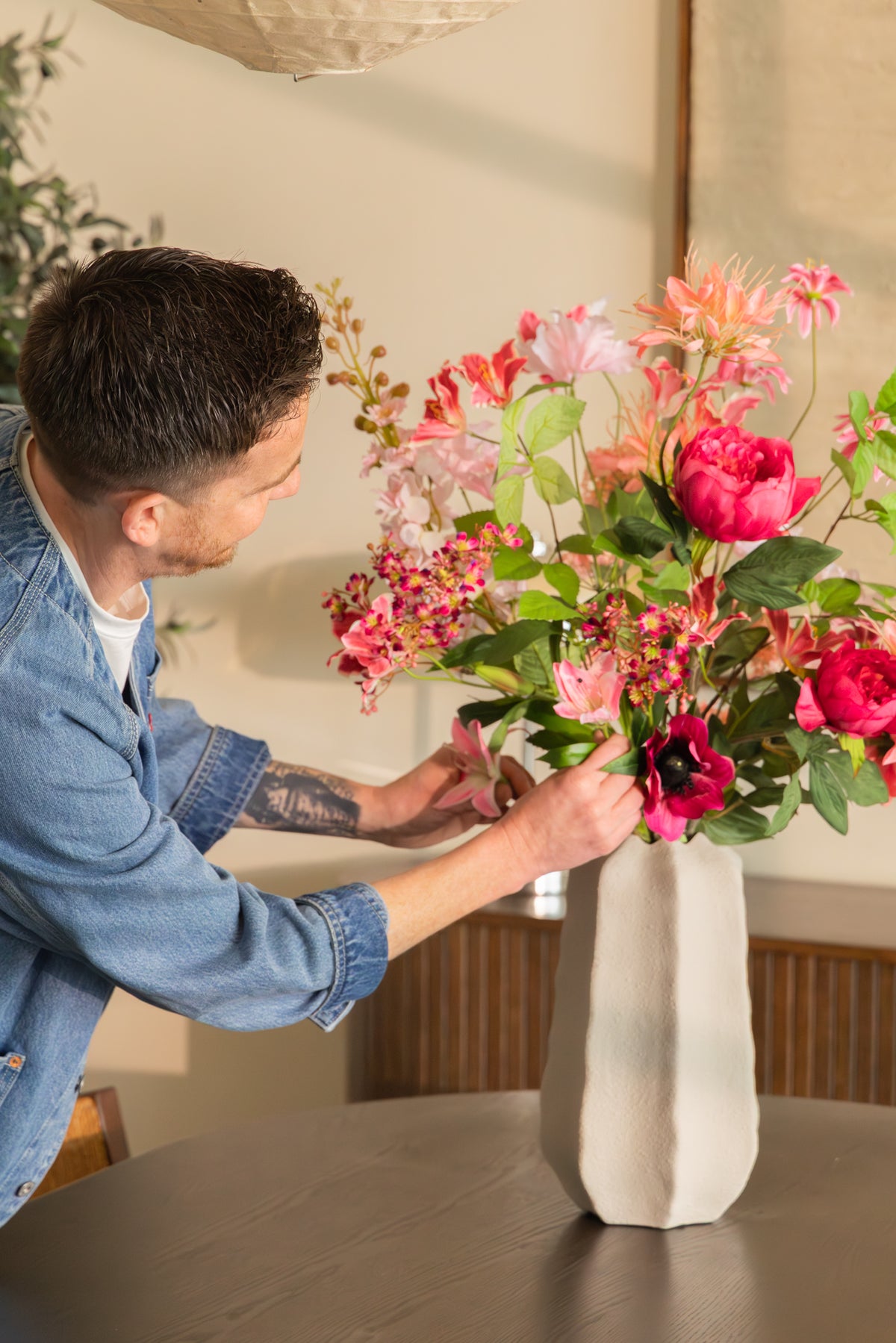 Kunstblumenstrauß Romantic Rhythm