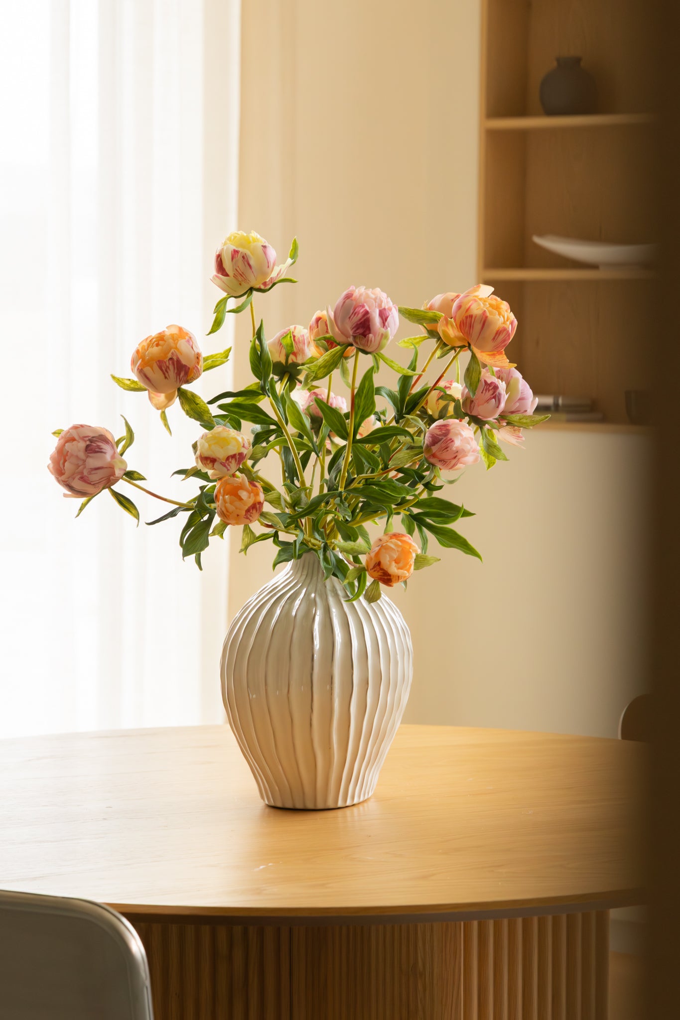 Kunstblumenstrauß Peony Heritage