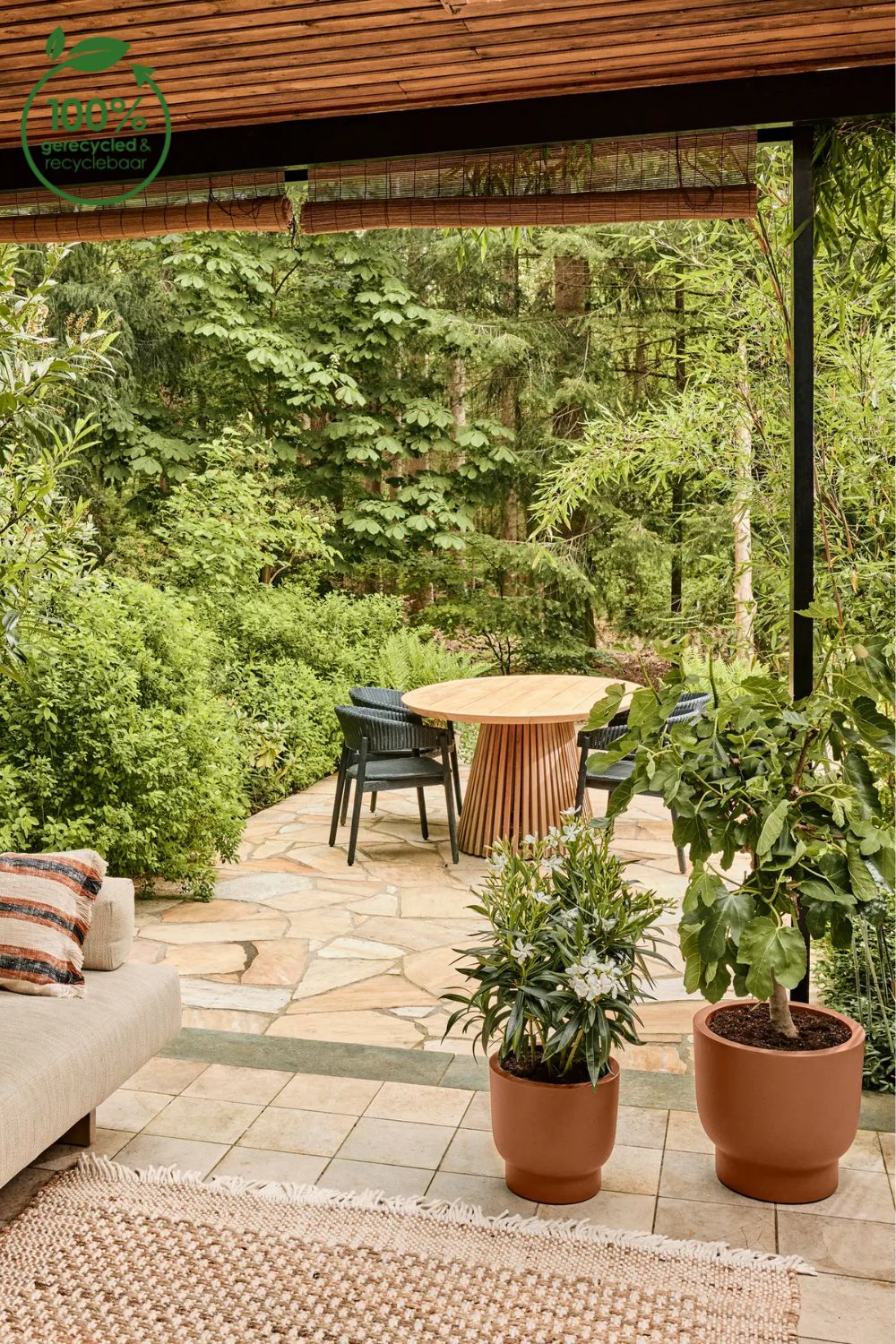 Blumentopf Elho Amber Grail 38 cm Karamell