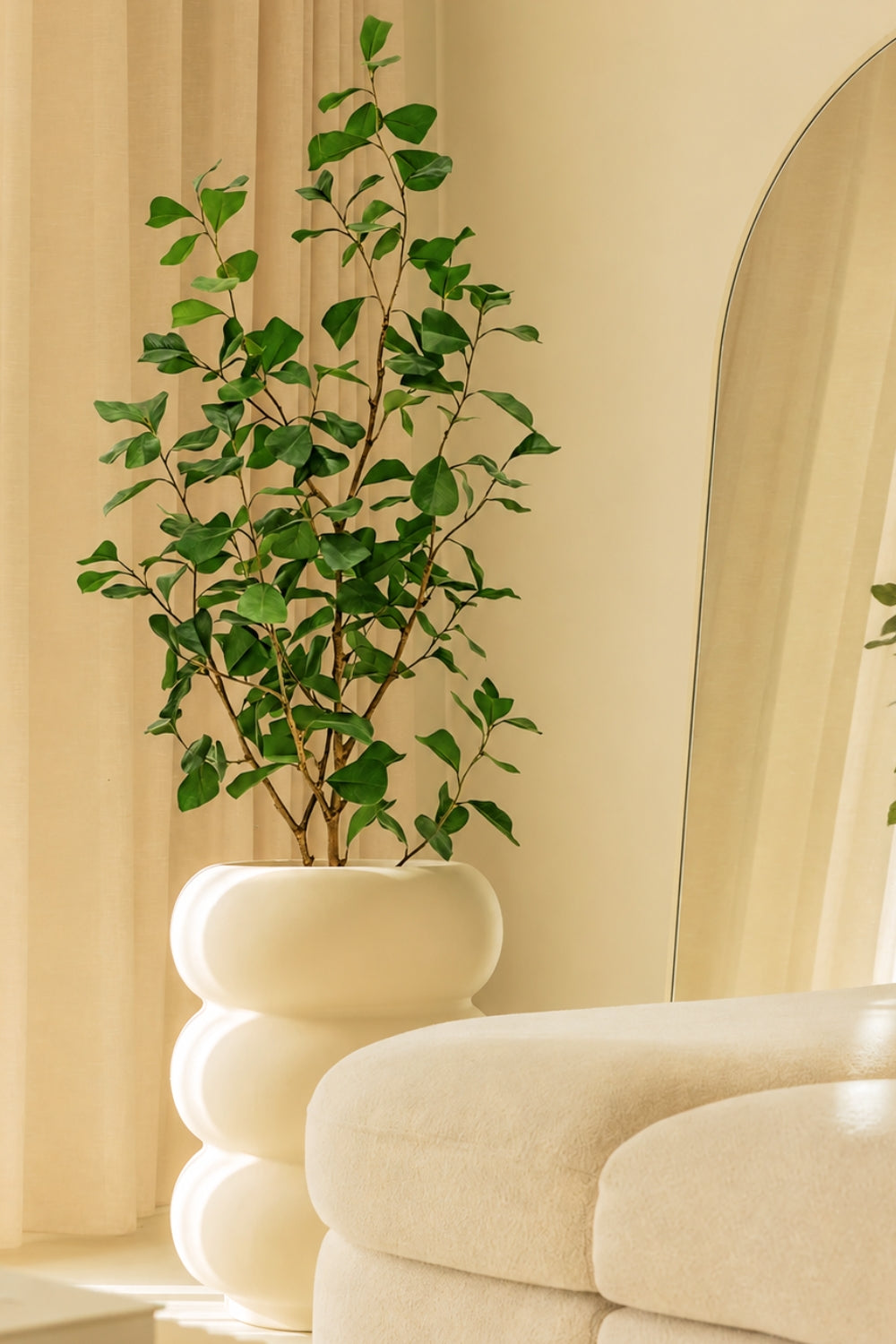 Ficus Triangularis Kunstpflanze 120cm