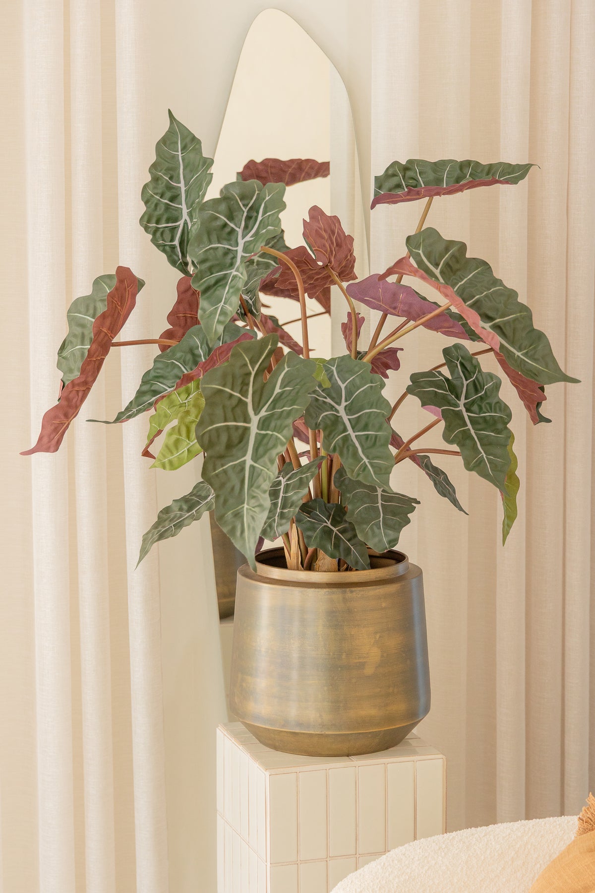 Alocasia Kunstpflanze 80cm