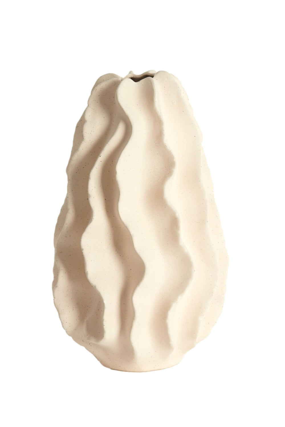 Vase Nelani 22x37,5 cm Keramik Creme