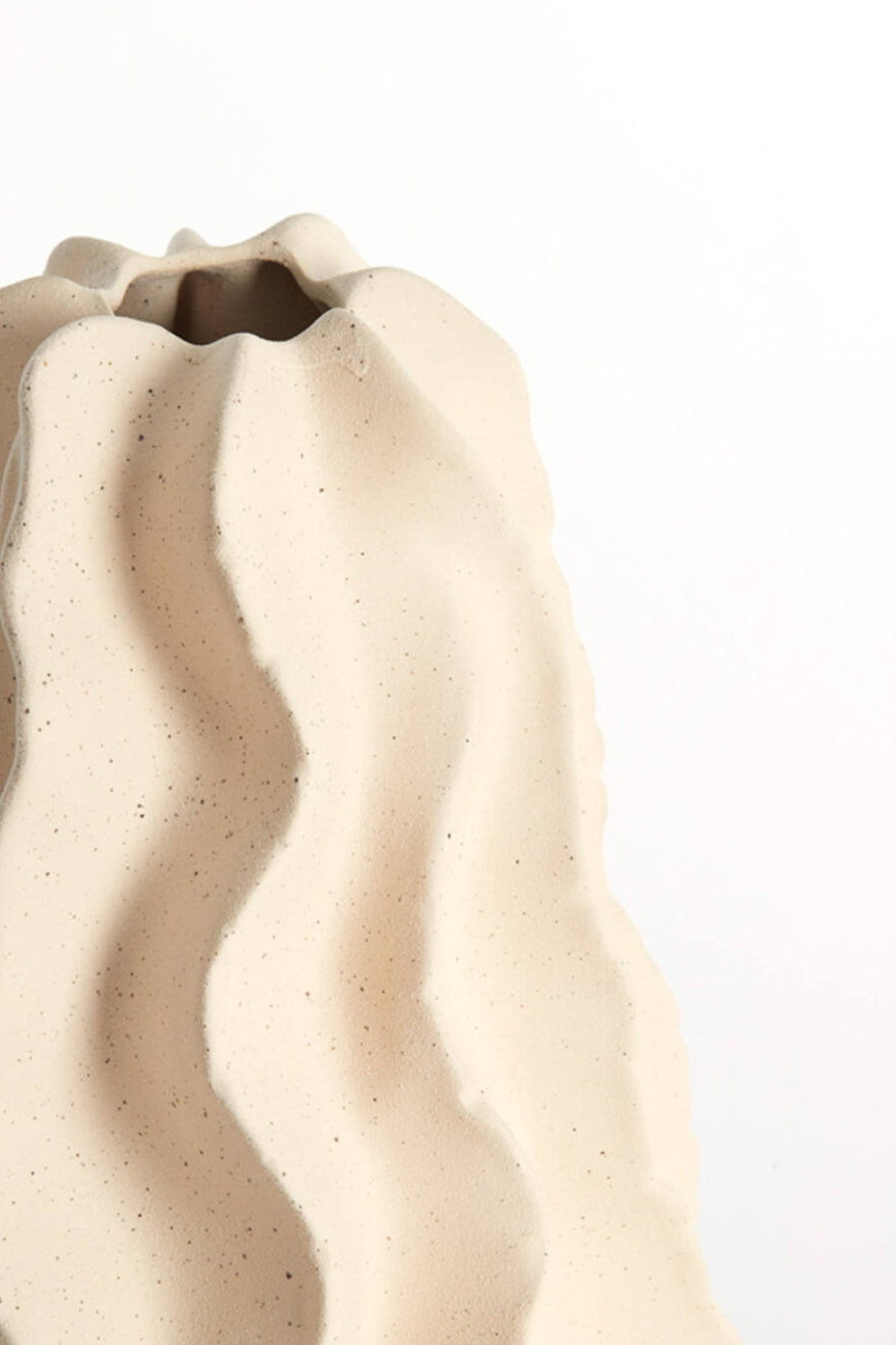 Vase Nelani 22x37,5 cm Keramik Creme