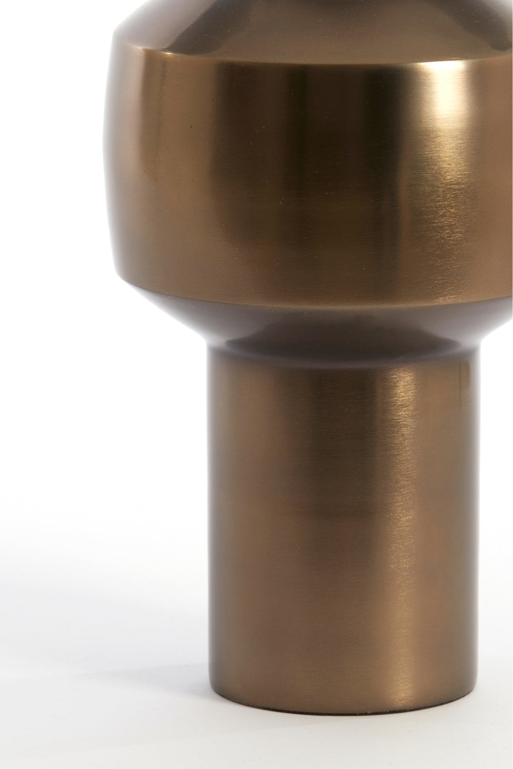 Vase Senuma 42x18 cm Schwarz Nickel