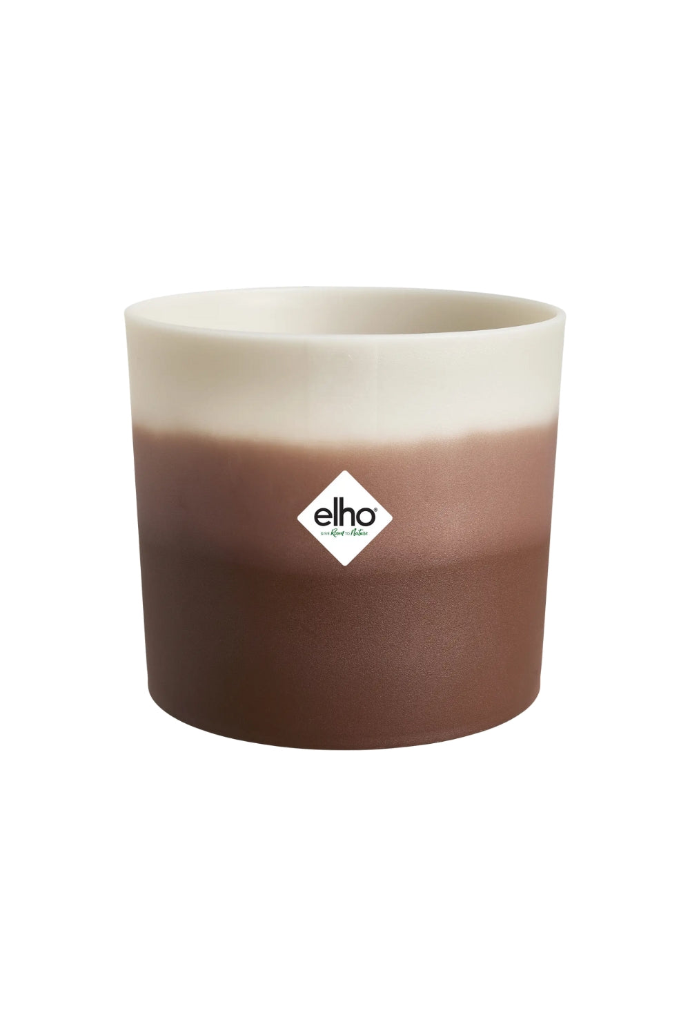Blumentopf Elho Colour Gradient Rund 16 cm Zedernbraun