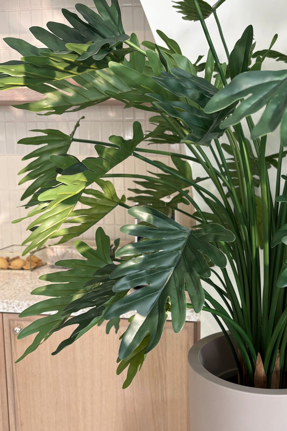 details Philodendron Kunstpflanze 100cm