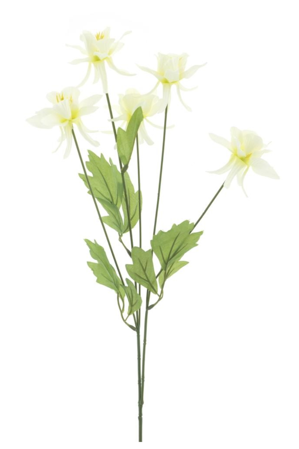 Fuchsie Kunstblume Creme 67cm